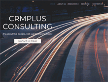 Tablet Screenshot of crmplusconsulting.com